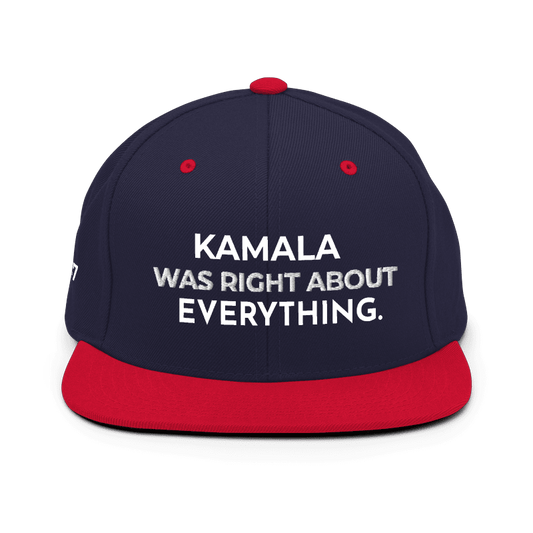 Kamala Was Right Snapback – USA Edition