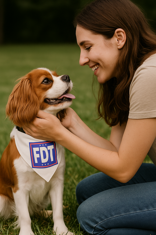 FDT Statement Pet Bandana Collar — USA Edition