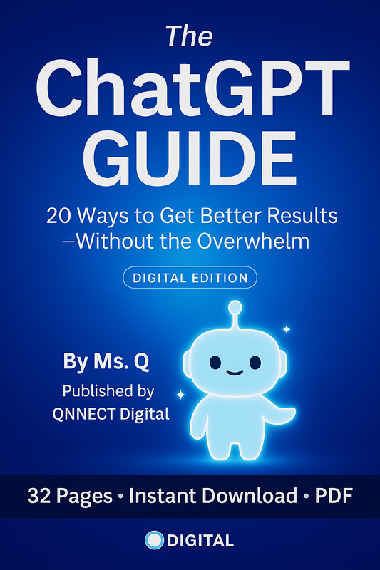 The ChatGPT Guidebook: 32 Pages of Smart Prompts for Real Results (Digital Download)