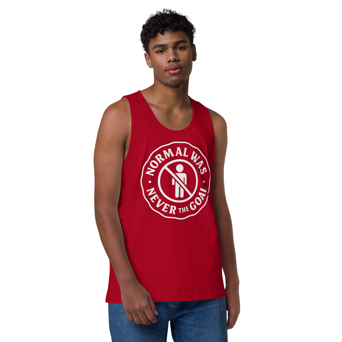 Normal Was Never the Goal – Unisex Statement Tank
