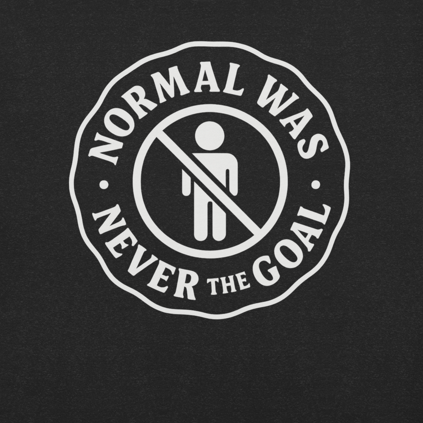 Normal Was Never the Goal – Unisex Statement Tee