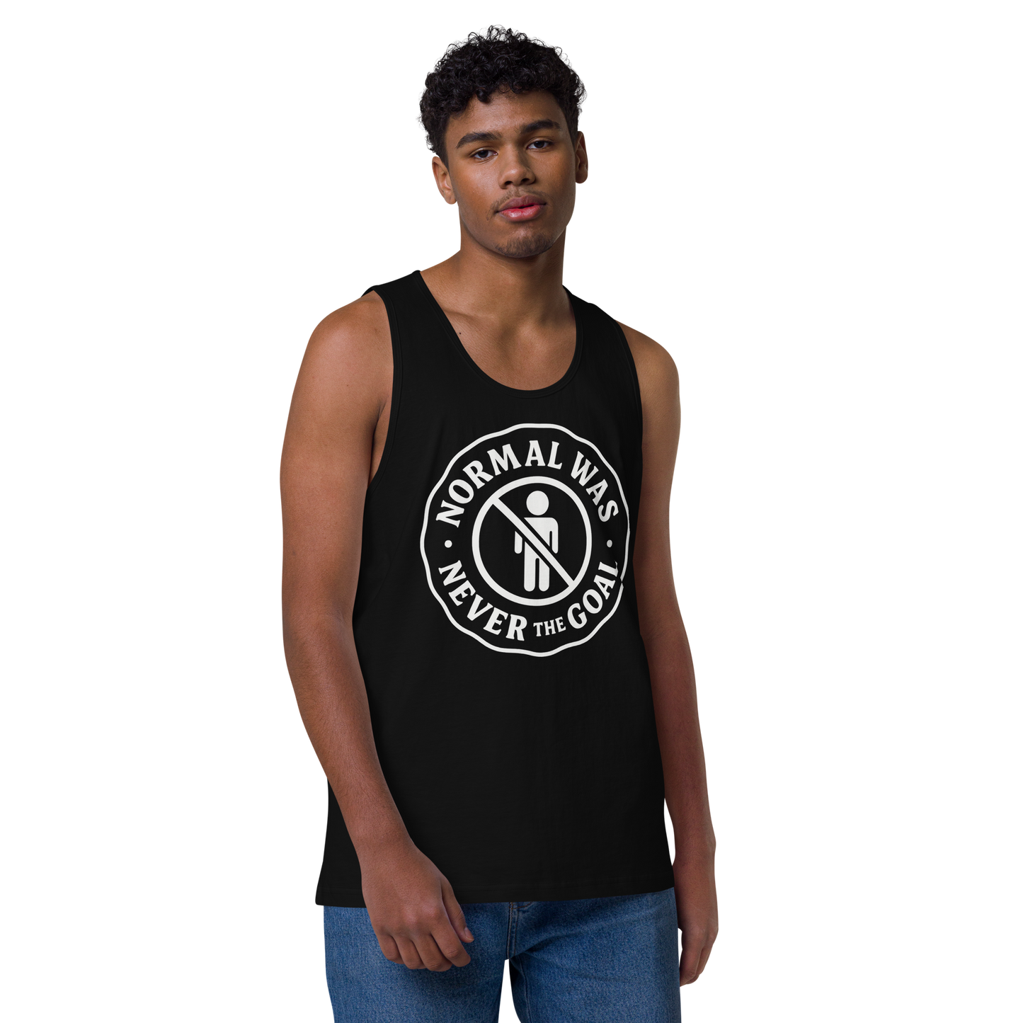 Normal Was Never the Goal – Unisex Statement Tank