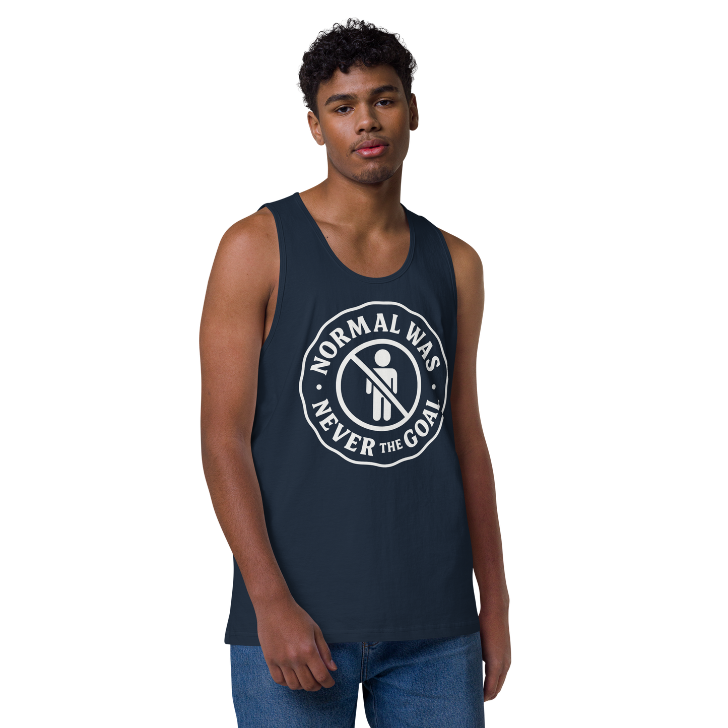Normal Was Never the Goal – Unisex Statement Tank