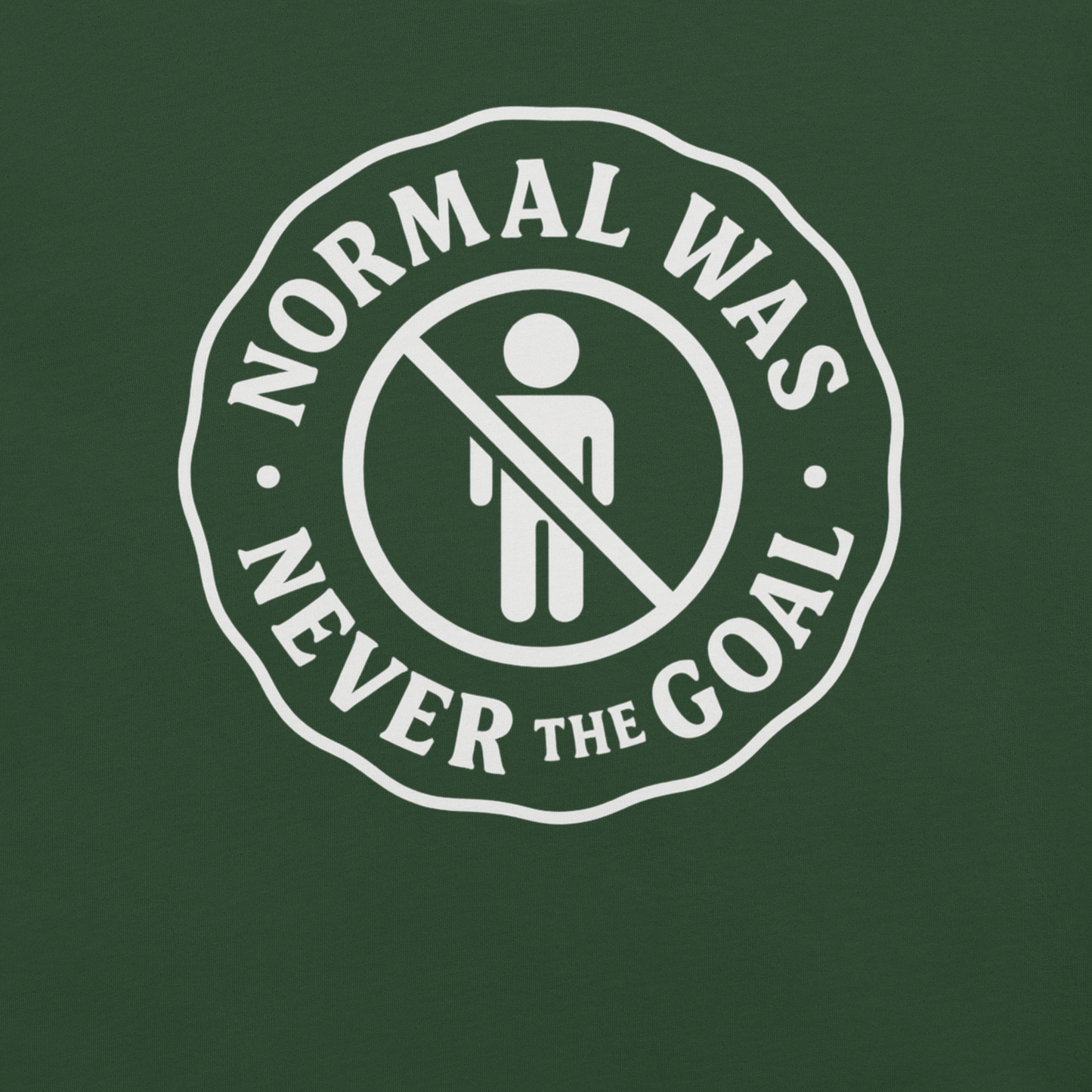 Normal Was Never the Goal – Unisex Statement Tee