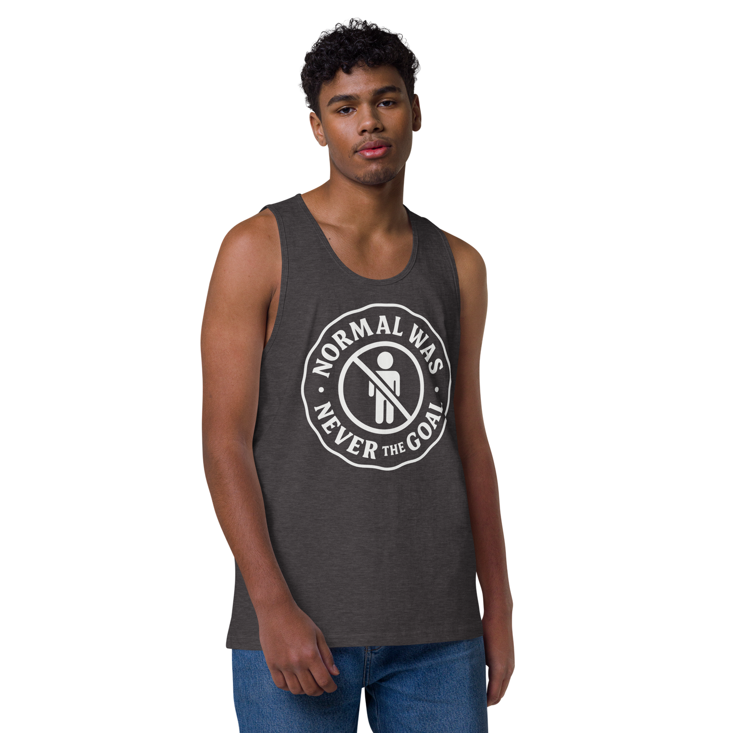 Normal Was Never the Goal – Unisex Statement Tank